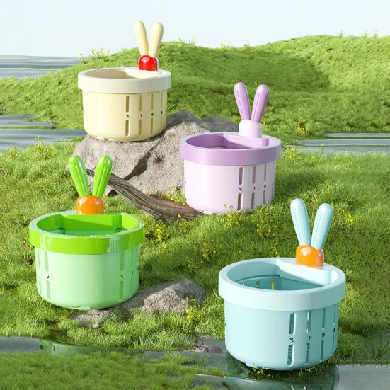 2PCS Cactus Sink Drain Basket, 3-Inch Diameter, Easy Pop-Up Waste Disposal Filter Draining Basket, for Kitchen Standard Drains