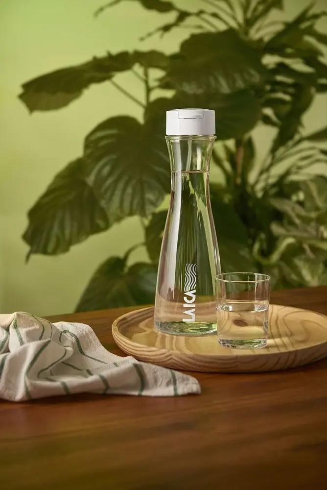 LAICA GlaSSmart 1.1L Glass Filter Bottle with FAST DISK Filter
