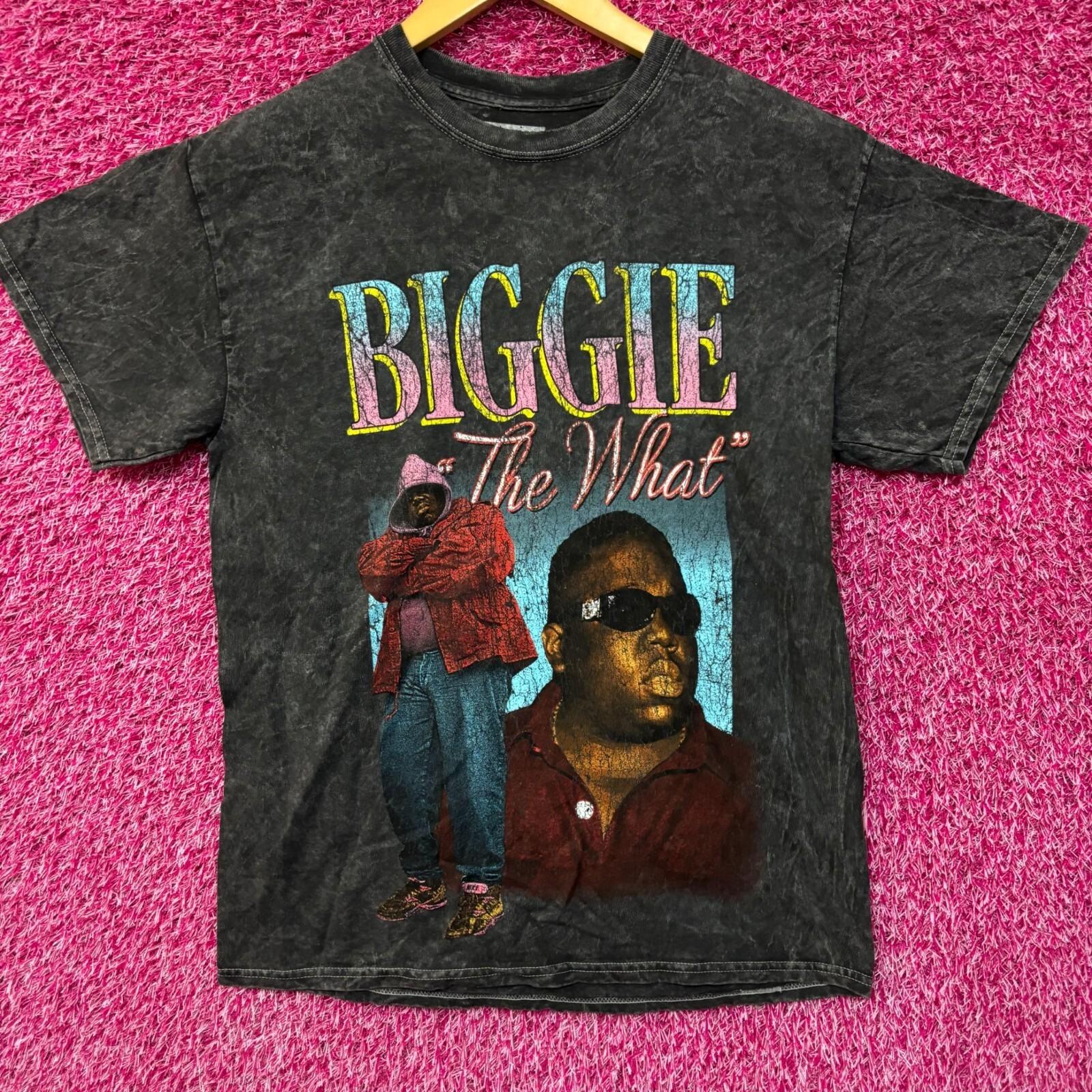 Notorious B.I.G. The What 90s style rap tee size med XL