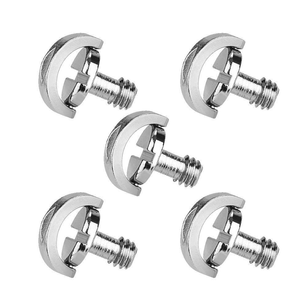 Stainless Steel D Shaft D-Ring 1/4" Screw Mounting Adapter for Insta360 X2 X3 X4 DJI Osmo Action 4 3 2 Camera Accessories