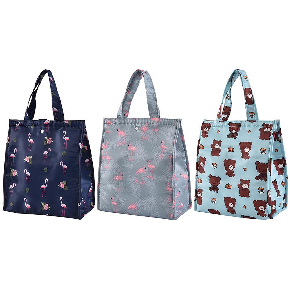 Cute Snoopy Lunch Bag Waterproof Zipper Tote Handbag Storage Bags Eco-friendly