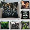 O-overkills  Rock Band Pillow Case Plush Fabric Soft  Pillowcase Double Sided Print Cushion Cover Household Gifts