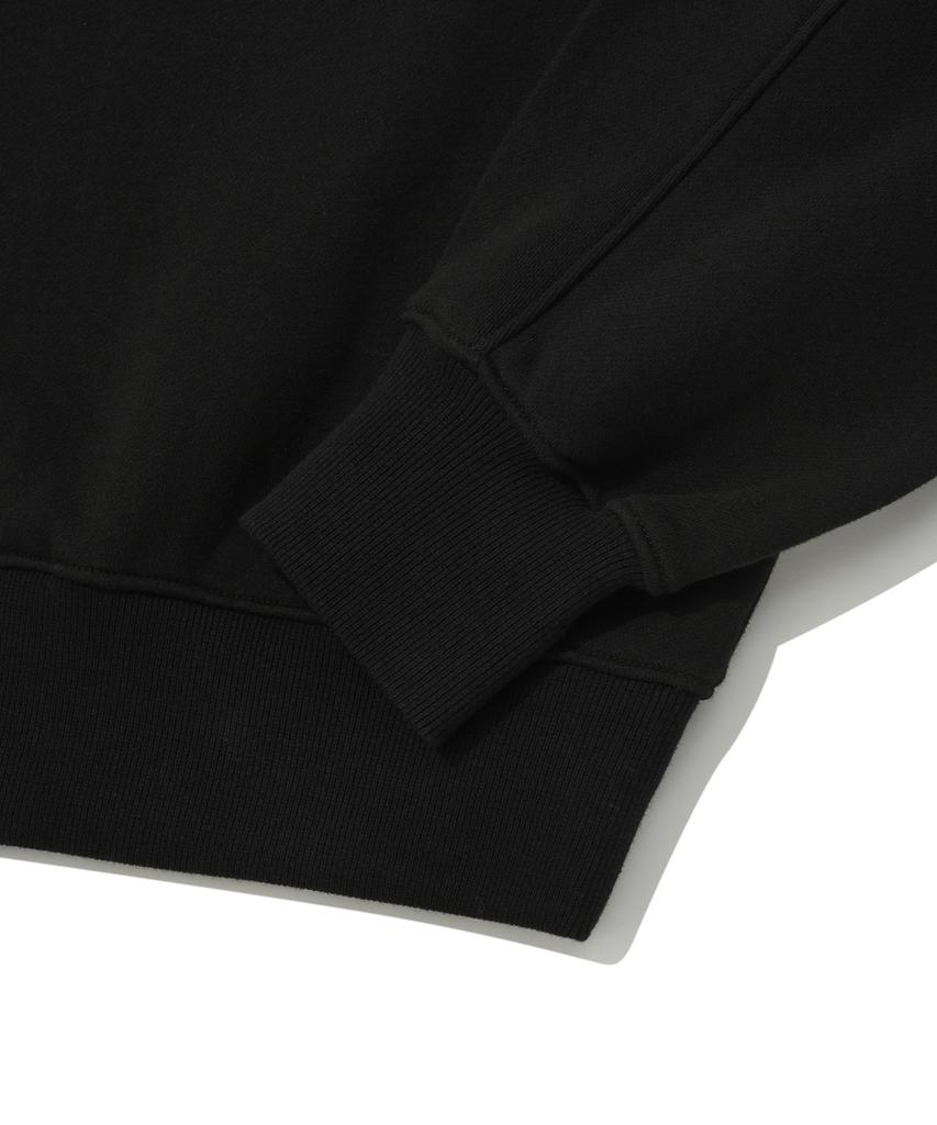 FALLETT Half Zip Sweatshirt Black