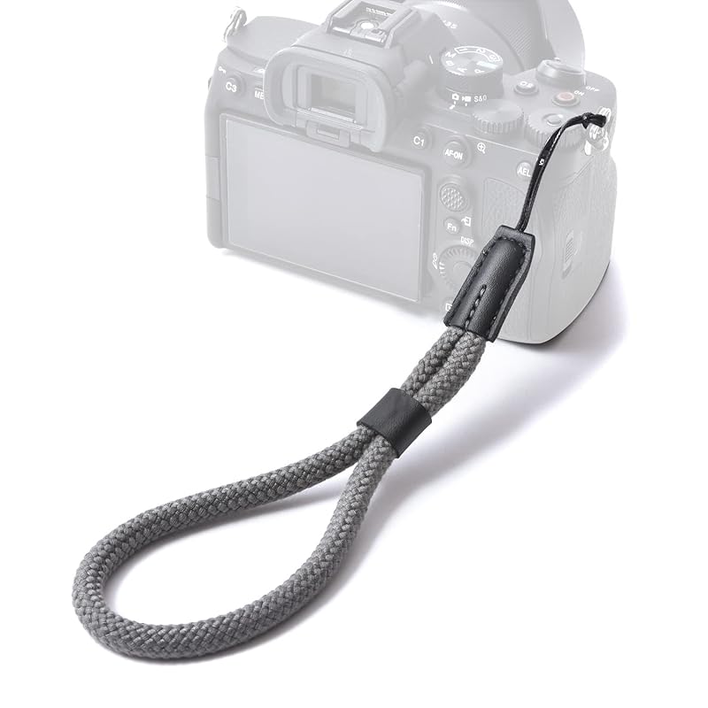 

[PhoenixJ] camera strap (3 colors) Compact wrist size Adjustable” (gray)