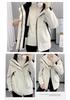 2025 Women's Windproof Fleece-Lined Detachable 3-in-1 Short Shell Jacket for Autumn & Winter Mountaineering