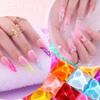 Noirwhite Jelly Gel 20 Colors Trendy Neon Jelly Gel Nail Polish Kit Glossy Crystal Clear Gel Polish Nude Pink Purple Green Blue Yellow Red Color Jelly