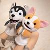 Storytelling Little Yellow Dog Hand Puppet Simulation Stuffed Plush Dalmatian Toys  New Year
