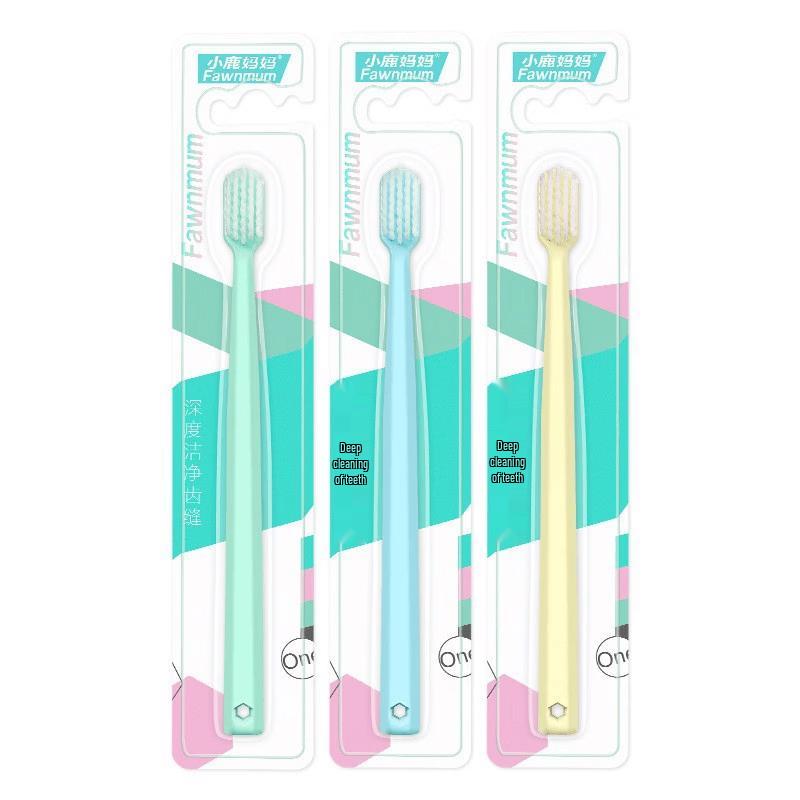 Little Deer Mom Soft Bristle Adult Toothbrush