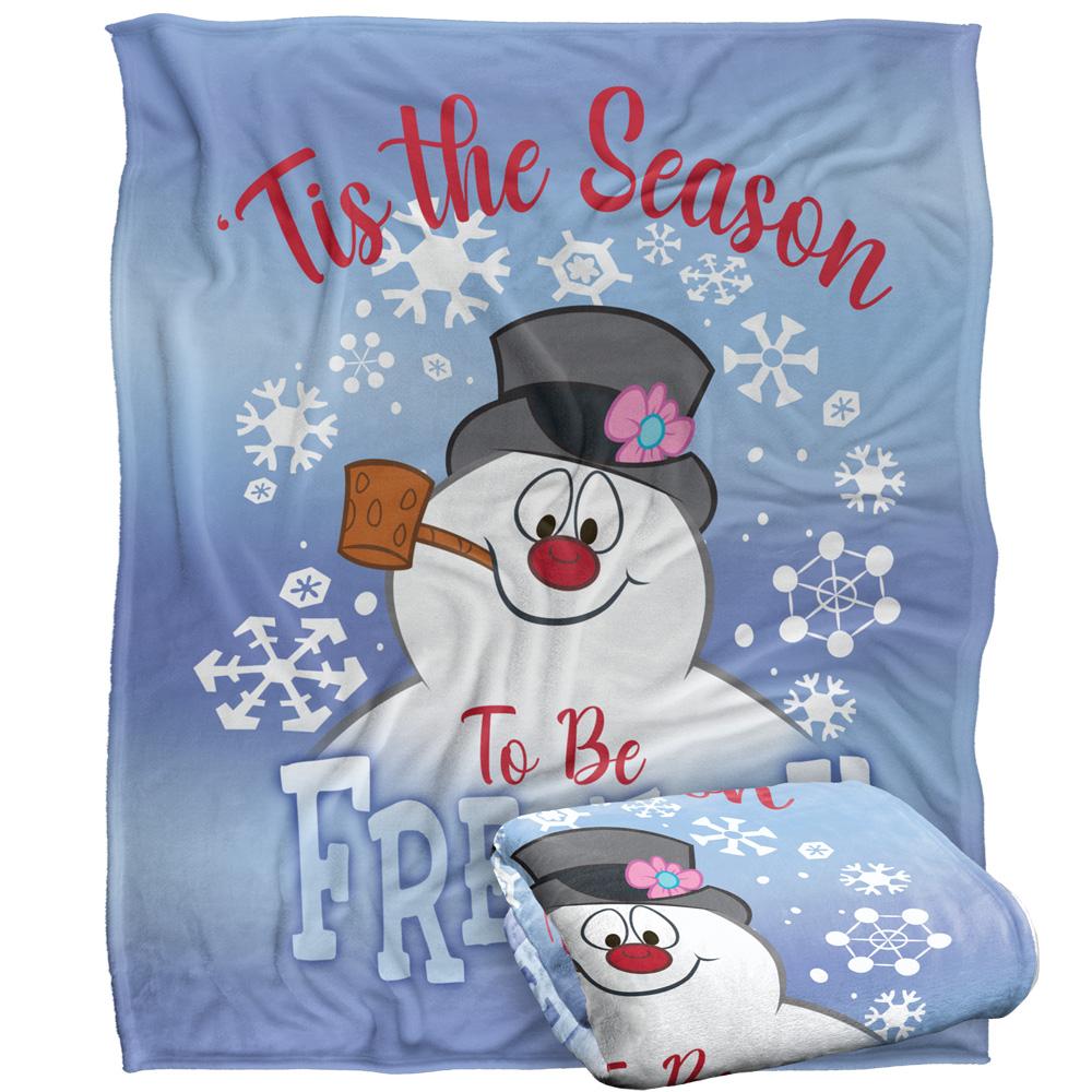 Frosty The Snowman Tis The Season Blanket