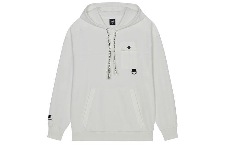 

New Balance Sweatshirts Men s White Hooded Moderate Regular AMT13363-IV XL
