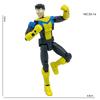 Creative 3D Printed Dummy13 Figure Blue Mask Design Multi-Joint Posable Shapeshift Model Desktop Decor Children's Birthday Gift