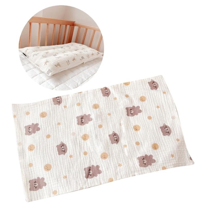 Rectangle Pillow Slip Baby Infant Pillow Slip Replacement Washable Breathable Pillow Cushion Breathable Pillow Case