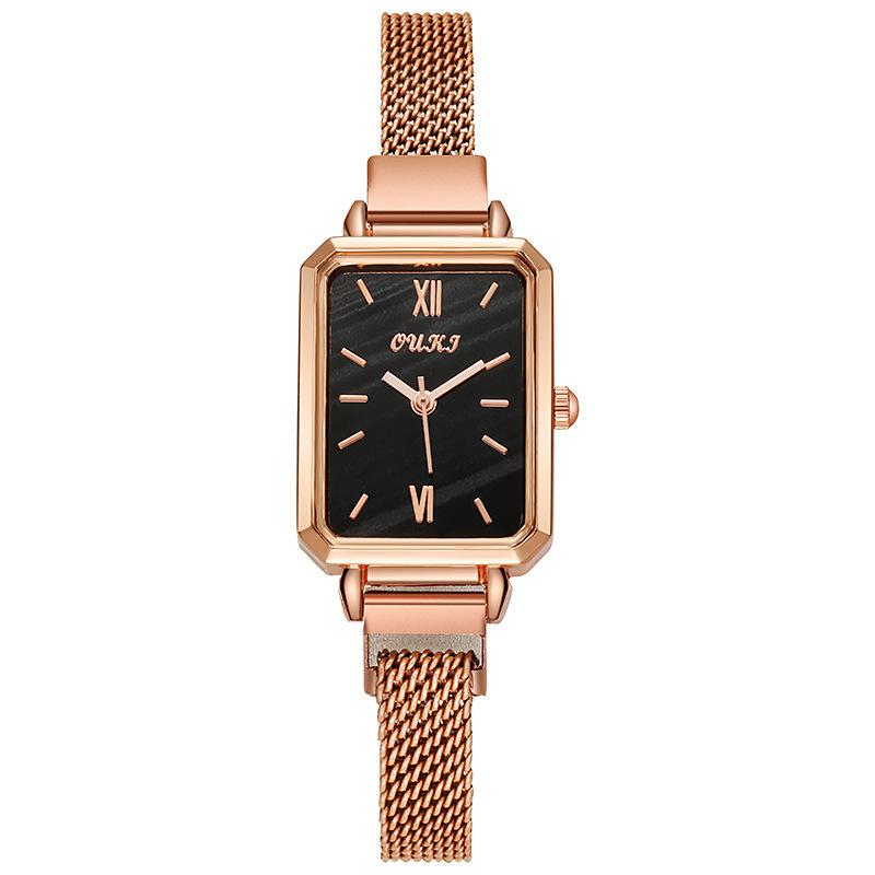 Retro Temperament Women's Watch Women's Watch, Small Square Watch Women's Watch Small Green