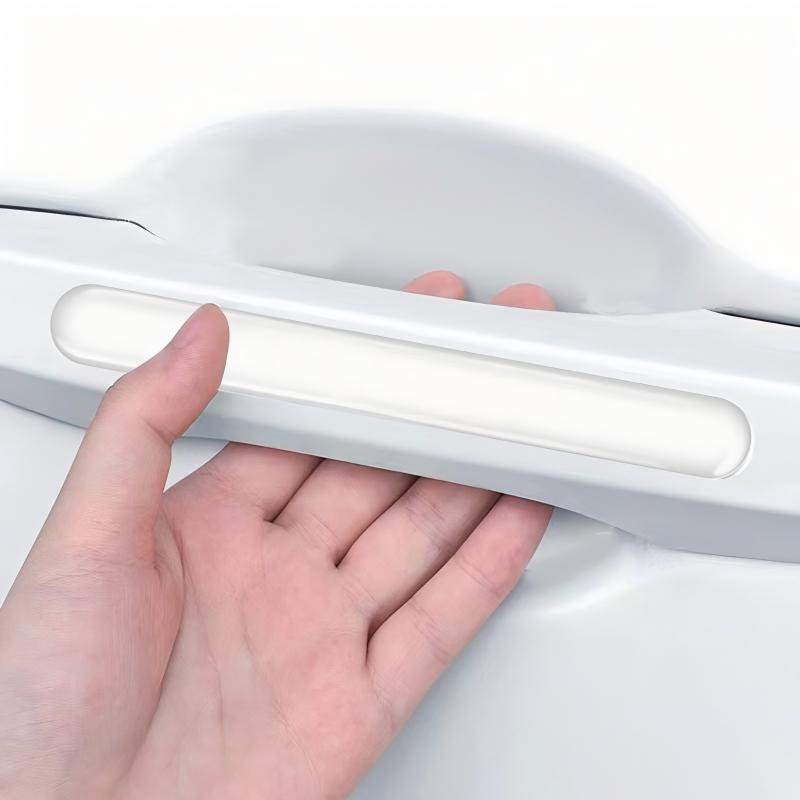 4PCS Set Car Accessories Clear Silicone Door Anti-Collision Pads Door Stopper Anti-Scratch Protection Strips For Cars