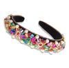 New Full Diamond Headband Baroque Vintage Rhinestone Headdress Handmade Hairband