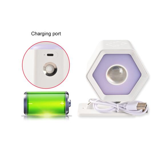 Wall Lamp with Remote Control 360-Degree Rotation Dimmable Indoor LED