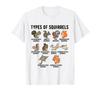 Types of Squirrel Shirts Funny Squirrel Shirts Squirrel T-Shirts