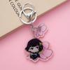 17Pcs Anime Figures Bungo Stray Dogs Acrylic Car Keychain Cute Backpack Pendant Bag Charms Accessories Decoration Holiday Gifts
