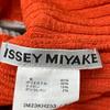 ISSEY MIYAKE Orange x Grey IM23KH253 Wool Blend Pleated Sleeveless One Piece dress 2 Orange x grayUsed