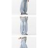 2026 New Large Size Japanese Retro Harem Wide-Leg Pants Casual Curved-Cut Jeans American Style Trendy Men's Pants
