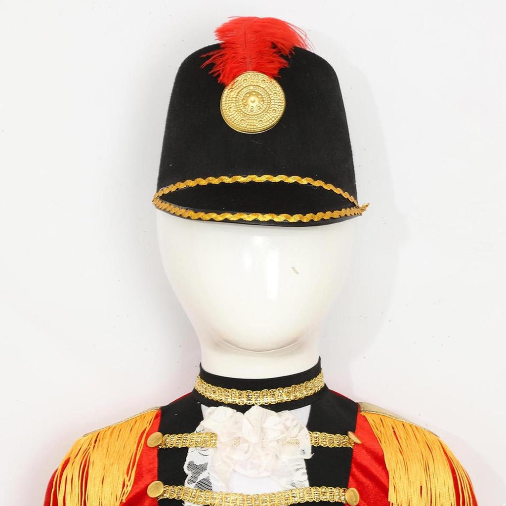 Nutcracker Hat Marching Band Costume Cosplay Apparel For Festival Autumn School Holiday Party Everyday Wear Photo Events Stage