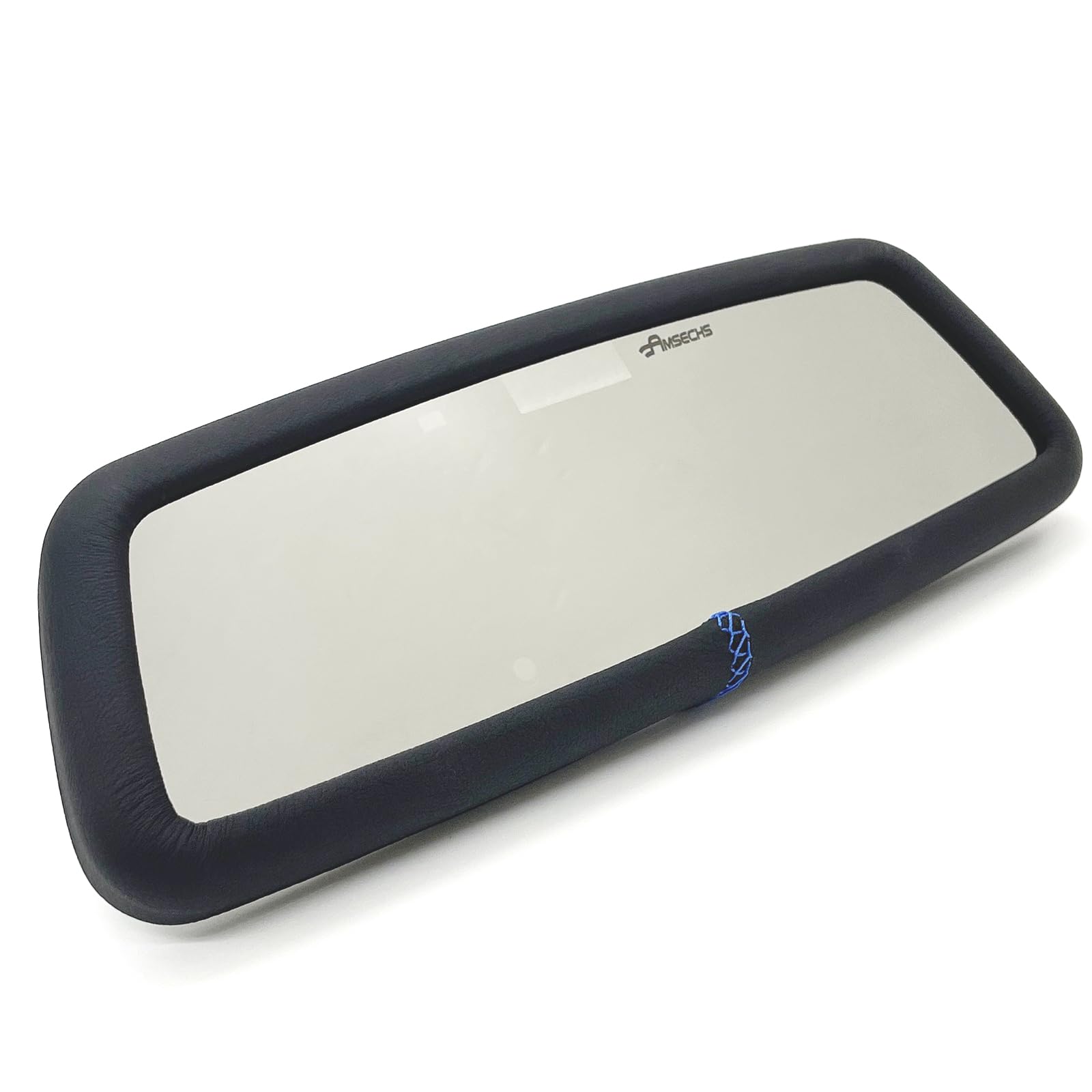 

AMSECHS Широкое салонное зеркало синего цвета, кожа, синий