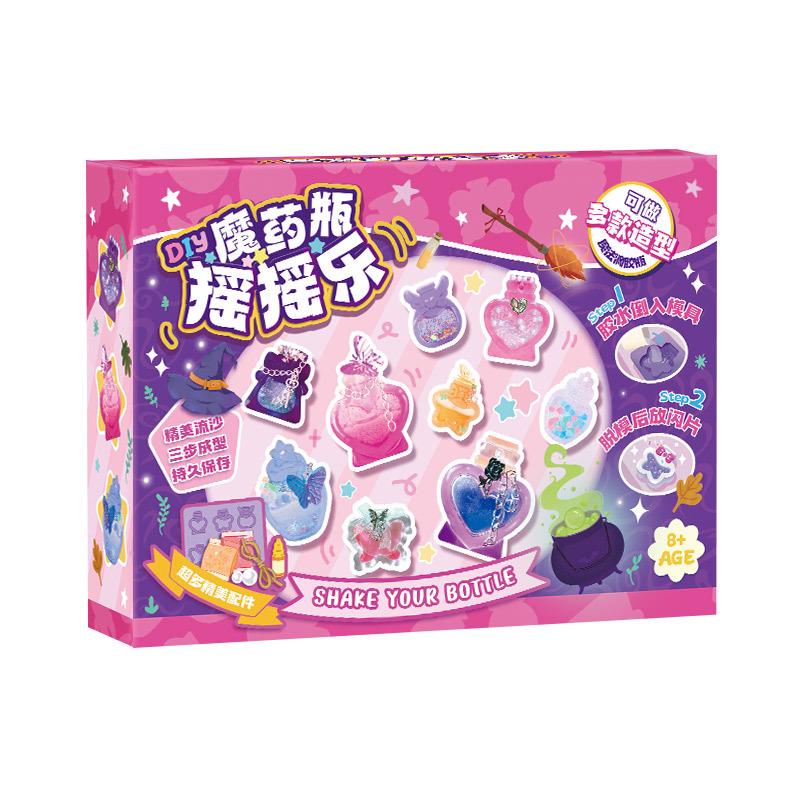 Mr. Toy Magic Crystal Epoxy Shaker Kit: DIY Children's Gift for Handmade Magic Potion Bottles