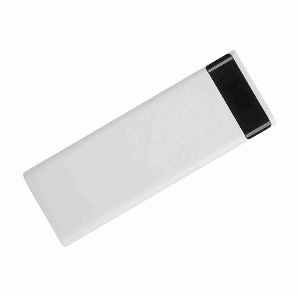 10x 18650 Batteriebox Tragbare Stromquelle Kein Schweißen Klinkenbuchse DIY Powerbank Gehäuse Kit Zubehörweiß