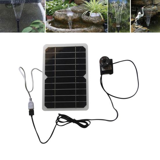 5W 5V Solar Panel with Water Pump High Conversion Efficiency IP65 Waterproof