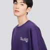 Skechers Round Neck Letter Casual Comfortable Long Sleeve Sweatshirt Unisex sweatshirt Purple L324U064-04QU