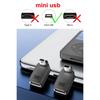 2PCS Mini/Micro Male UP/Down/Left/Right 90°Elbow USB-A OTG USB 2.0 Data Transfer 5v 1a 480Mbps For Charger PC Computer GPS Car