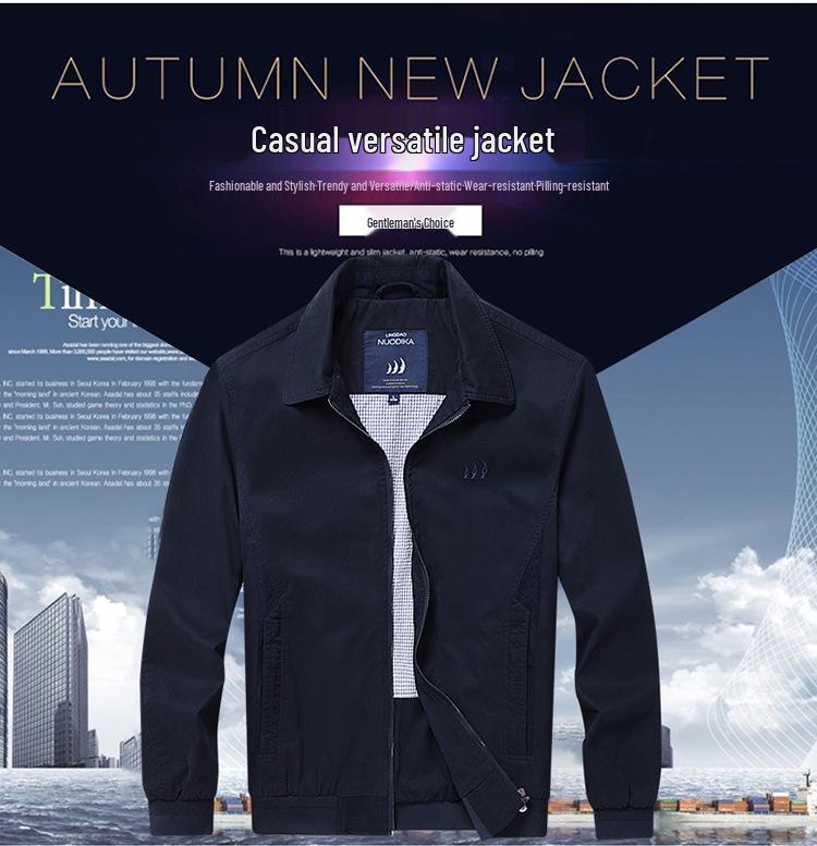 ז'קט קז'ואל עסקי לגברים של Leadway Nautica לסתיו ולאביב ברמה גבוהה