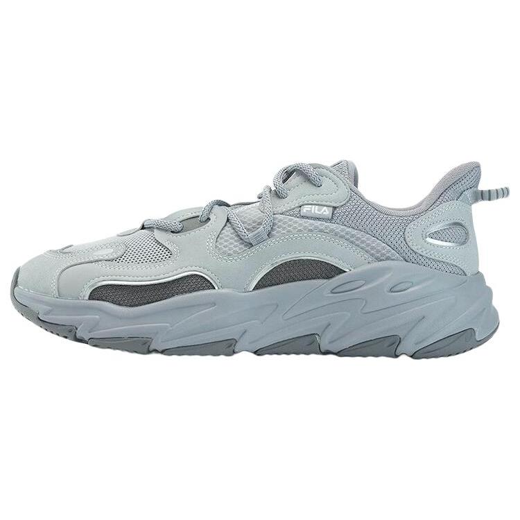 

FILA WAVE Comfortable Mesh, Textile, Synthetic Leather Breathable Low top Running Shoes Men s Gray Blue F12M332109FAC 40