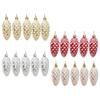 5x Christmas Tree Pinecones Ornaments Shatterproof Shiny Xmas Pinecones Small
