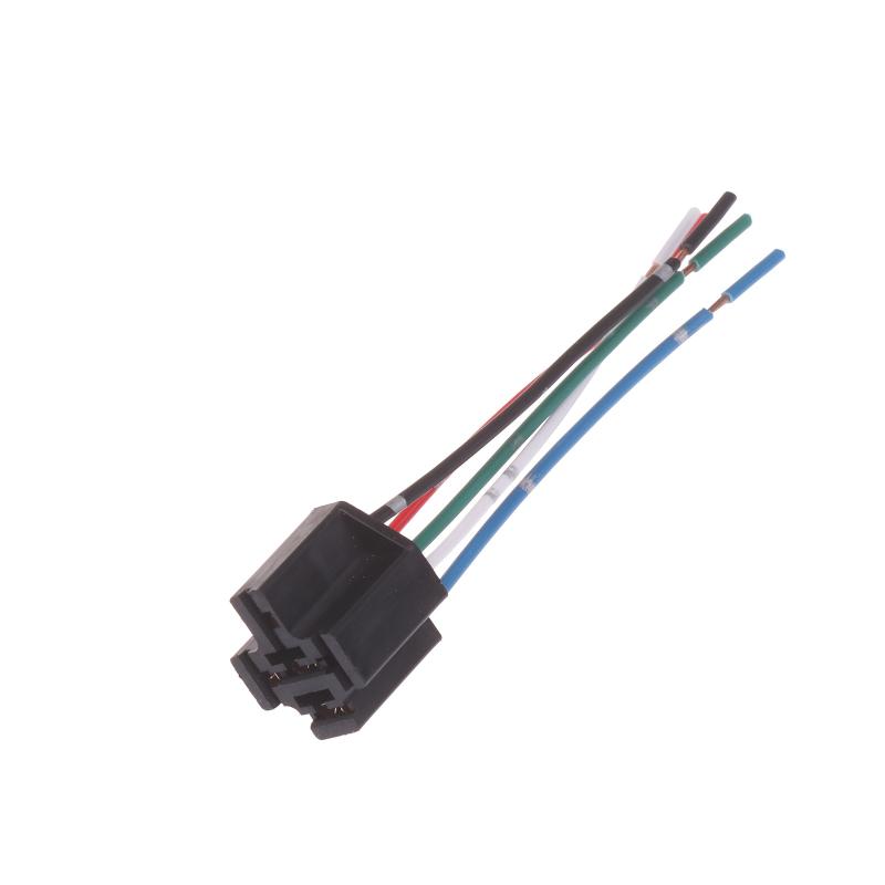 Ceramic Car Relay Holder 5 Pin Auto Relay Socket 5 Pin Relay Connector Plug Ceramic Relay Holder Seat High Relay With Pins
