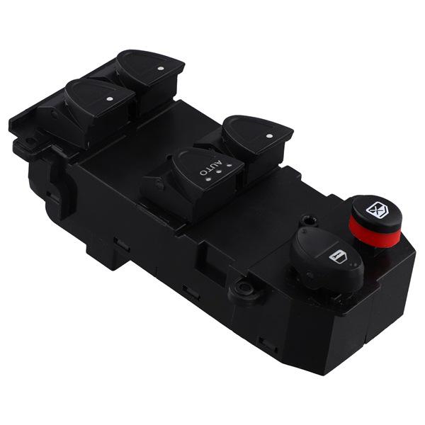 Black ABS Electric Window Switch 35750-SNV-U015, 1 pc: Fits