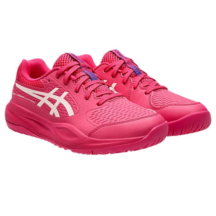 Asics Gel Resolution X GS Jasně růžové dětské tenisky Růžová Krémová 1044A081-700