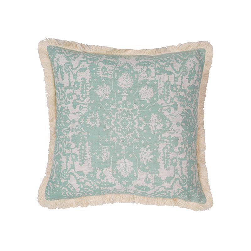 Retro Landhausdruck Baumwoll-Leinen Überwurf Kissenbezug