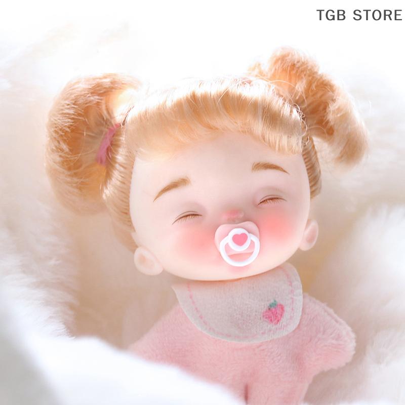 5Pcs Mini Doll Pacifier Set OB11 BJD Dolls Baby Dolls Kids Toy Dummy Nipples Play House Accessories Lovely Baby Pacifier Supp