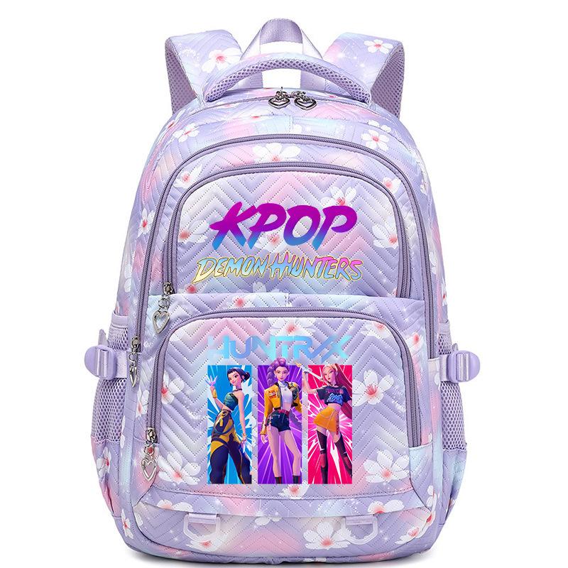 Kpop Korean version of small fresh backpack, college style trend, primary and secondary school student schoolbag, light and large capacity