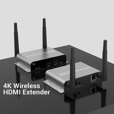 Verified Factory 200M 4K HDMI Wireless Extender Transmitter and Receiver Kit Hdmi Sem Fio Max 1X4 HDMI Sans Fil 4k