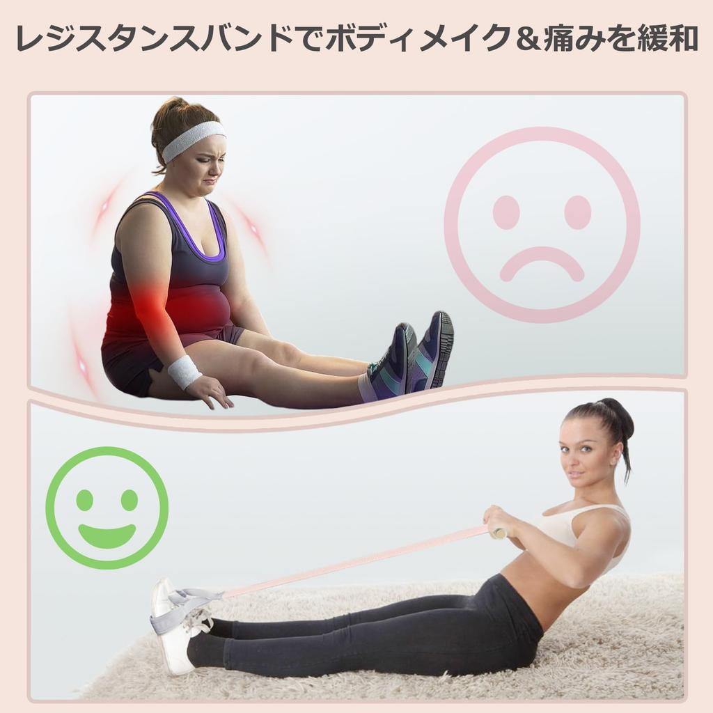 VANiGO Fabric Resistance Bands with 120 Full Body Exercise Elastic Bands for Strength Training Equipment for and Ankles Handles, lbs, Bands, Non-Slip