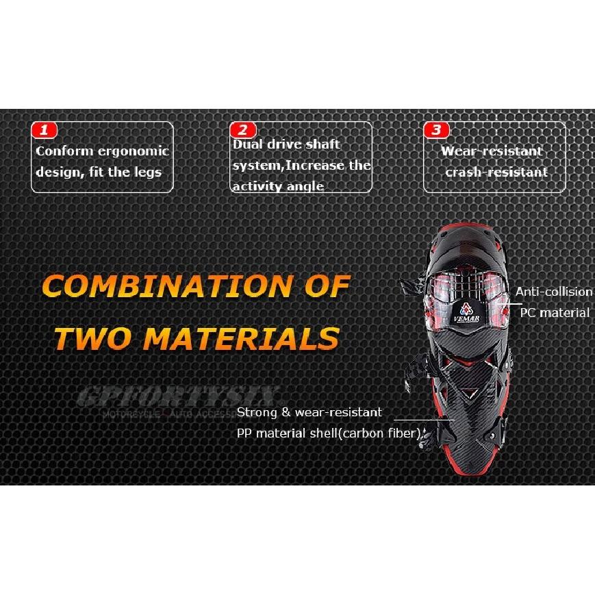 Motorcycle Racing Riding Knee Guard Protective MX Motocross Knee Protectors Pads Armor Kneepads Gear Rodilleras Moto