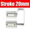 SDA 16 20 25 32 40 50 63 80 100mm Bore Compact Thin Air Cylinder 5-100mm Stroke Double Action Aluminium Pneumatic Cylinder