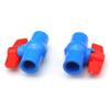 Manual PVC Ball Valve Right Turn Operate Two Way Plumbing Fixtures Corrosions Resistant Valves for Industrial & Home Use