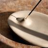 Oval Concrete Incense Stick Holder Incense Burner Stick Holder Line Plate Sandalwood Coil Base Yoga Studios Home Decoration Gift