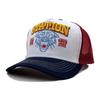 Tiger Embroidery Sun Hat Male And Female Couple Mesh Cap Truck Driver Hat Breathable Baseball Cap
