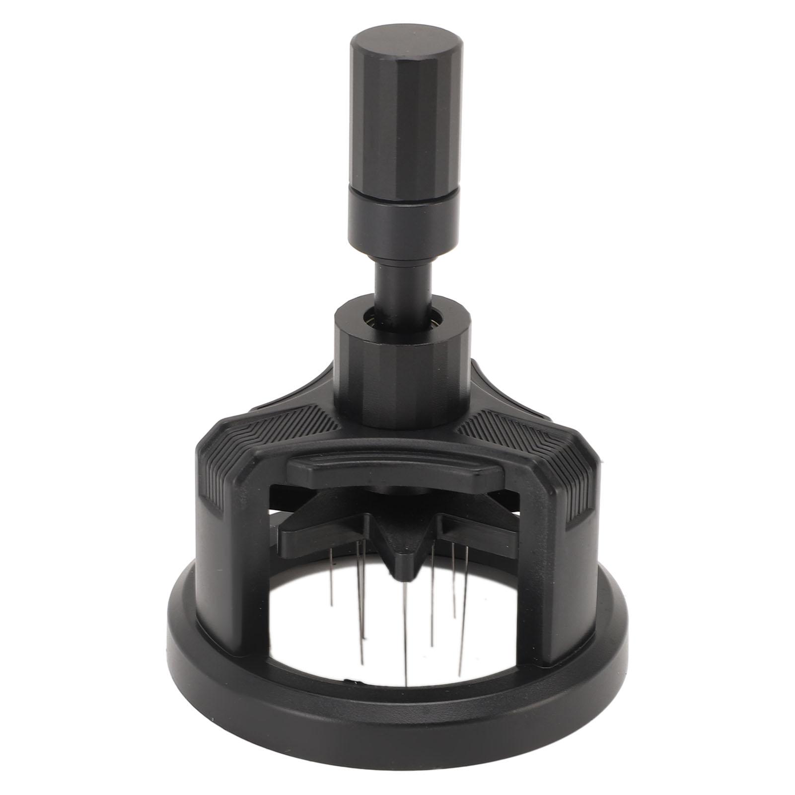 

Инструмент для перемешивания кофе Вращающийся Магнитный из нержавеющей стали Многофункциональный Ручной Игольчатый Инструмент для распределения 58 мм