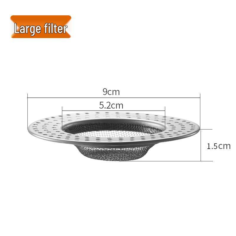 Stainless Steel Anti-Clog Bathroom Drain Cover & Hair Catcher