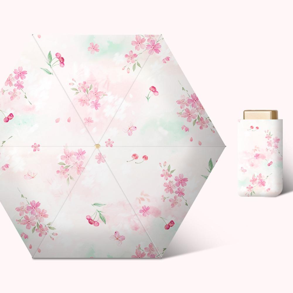 Folding Mini Sun Umbrella Portable Capsule Umbrella Sunshade Pocket Rain Umbrella  Rainy Day